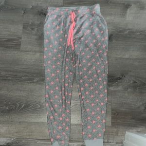 heart pajama pants
